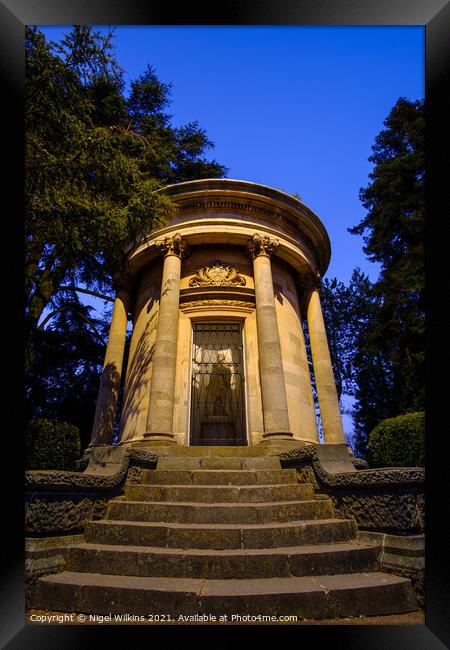 Jephson Memorial, Royal Leamington Spa Framed Print by Nigel Wilkins