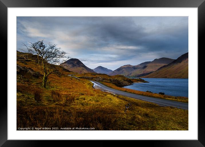 Wastwater, Lake District Framed Mounted Print by Nigel Wilkins