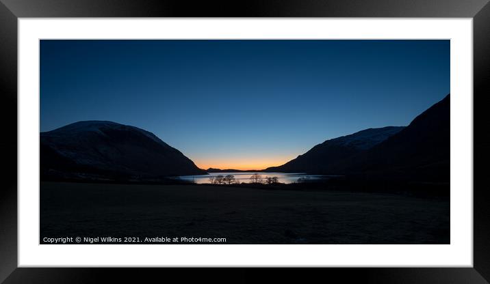 Wastwater Framed Mounted Print by Nigel Wilkins