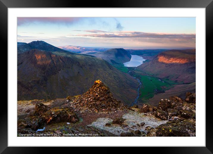 Wasdale Framed Mounted Print by Nigel Wilkins