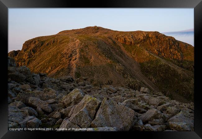 Scafell Pike Framed Print by Nigel Wilkins