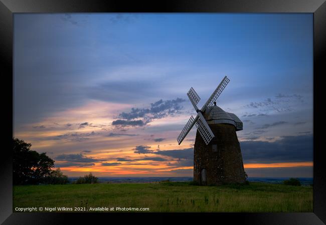 Tysoe Windmill, Warwickshire, UK Framed Print by Nigel Wilkins