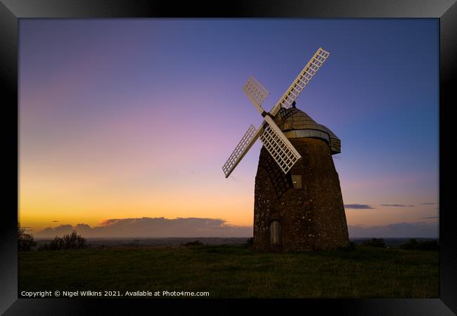 Tysoe Windmill Framed Print by Nigel Wilkins