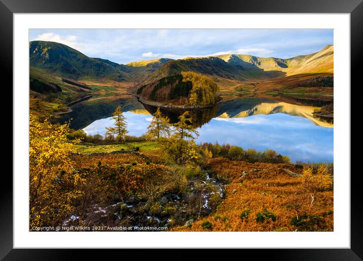 Haweswater Autumn Framed Mounted Print by Nigel Wilkins