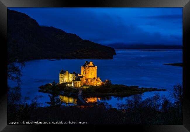 Eileen Donan Castle Framed Print by Nigel Wilkins