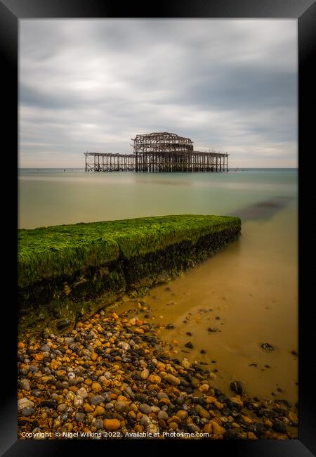 West Pier, Brighton Framed Print by Nigel Wilkins