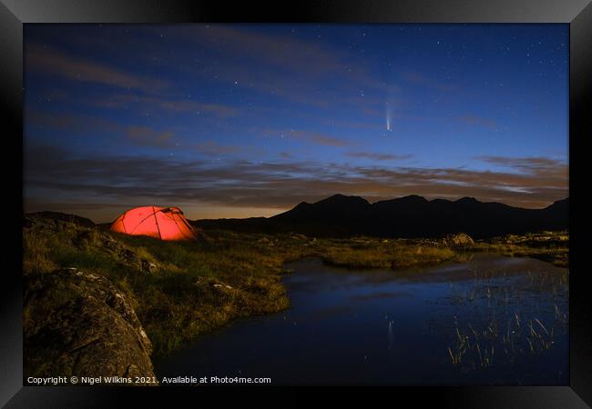 Under The Stars Framed Print by Nigel Wilkins