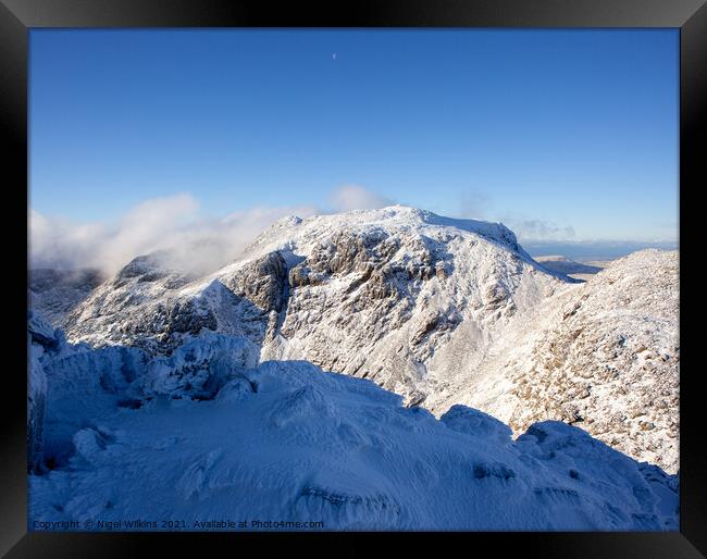 Scafell Pike Framed Print by Nigel Wilkins