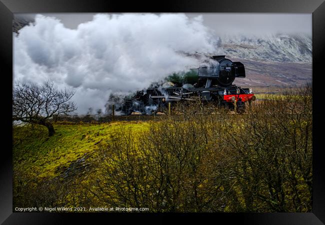 Flying Scotsman Framed Print by Nigel Wilkins