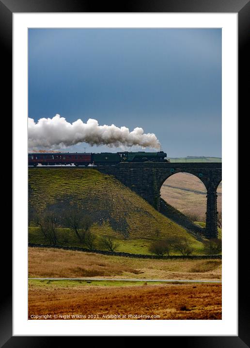 Flying Scotsman Framed Mounted Print by Nigel Wilkins