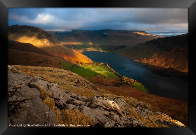 Wastwater Framed Print by Nigel Wilkins