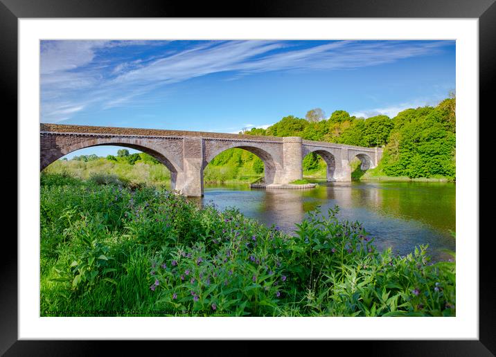 Majesty of the River Tweed Framed Mounted Print by Michael Birch