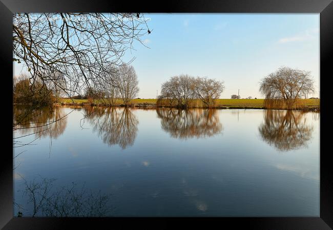 Reflections Framed Print by Geoff Taylor