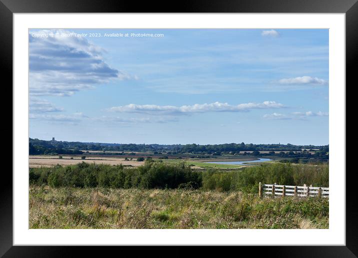 Essex countryside Framed Mounted Print by Geoff Taylor