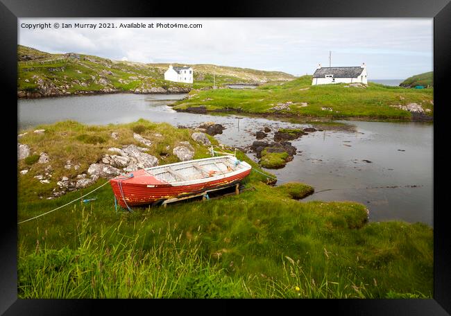 Island of Barra, Outer Hebrides, Scotland, UK Framed Print by Ian Murray