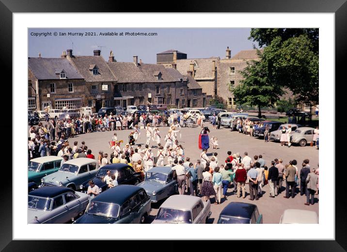 Morris dancers, Stow-on-the-Wold, 1963 Framed Mounted Print by Ian Murray
