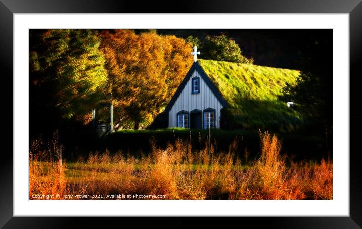 Hof church Framed Mounted Print by Tony Prower