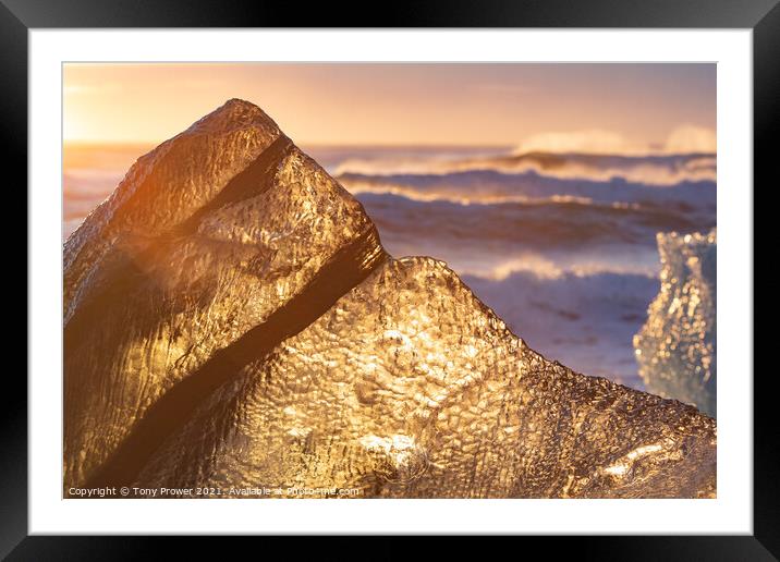 Golden Fin Framed Mounted Print by Tony Prower