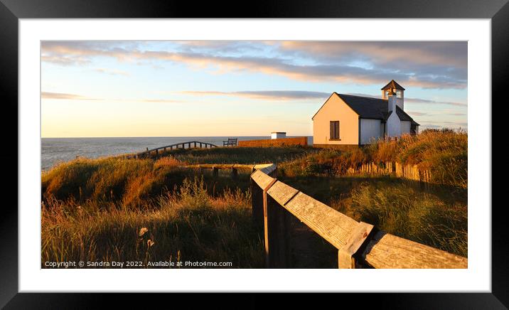Watch House Seaton Framed Mounted Print by Sandra Day