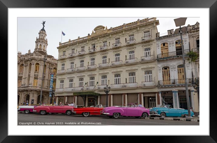 Classic Havana, Cuba Framed Mounted Print by Chris Haynes