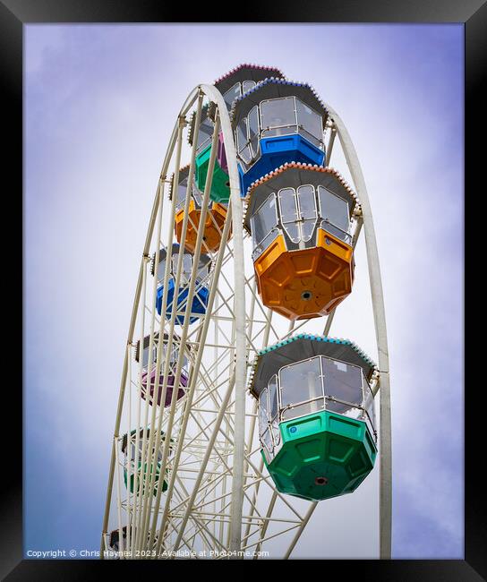 The Ferris Wheel Framed Print by Chris Haynes