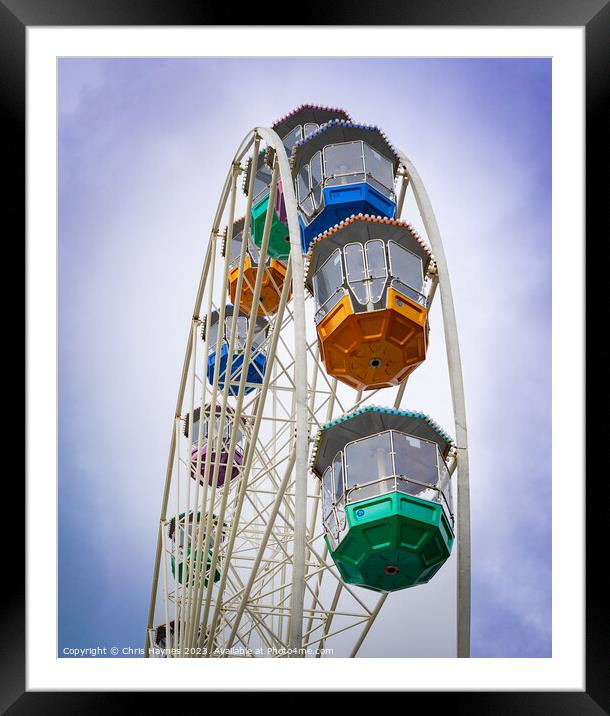 The Ferris Wheel Framed Mounted Print by Chris Haynes