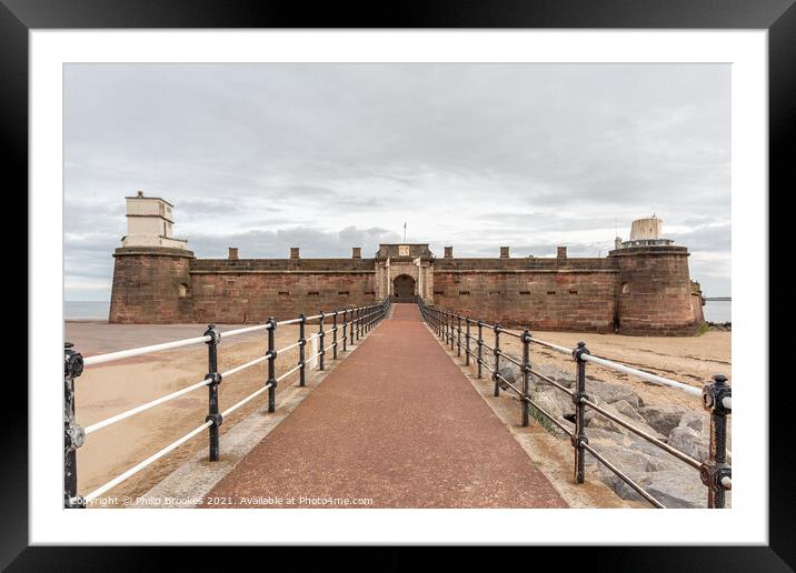 Fort Perch Rock, New Brighton Framed Mounted Print by Philip Brookes
