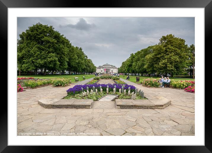 Port Sunlight Village Framed Mounted Print by Philip Brookes