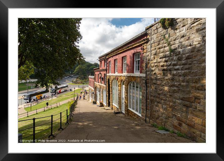 Museum Terrace, Scarborough Framed Mounted Print by Philip Brookes