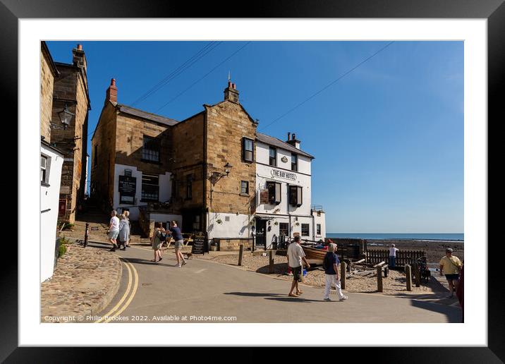 Robin Hood's Bay Framed Mounted Print by Philip Brookes