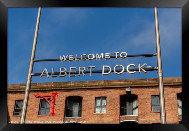 Albert Dock, Liverpool Framed Print by Philip Brookes