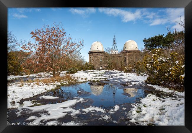 Bidston Observatory Framed Print by Philip Brookes