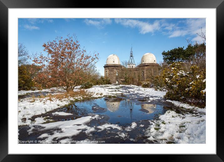 Bidston Observatory Framed Mounted Print by Philip Brookes