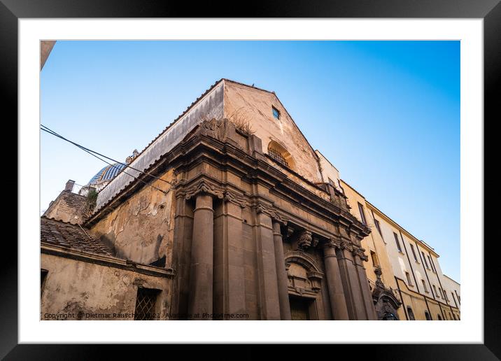 Church of Saint Paul in Sorrento, Italy Framed Mounted Print by Dietmar Rauscher
