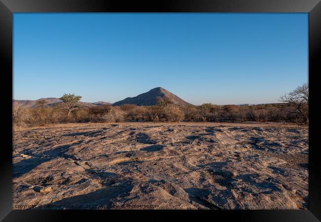 Etendero Mountain in Erongo Region, Namibia Framed Print by Dietmar Rauscher