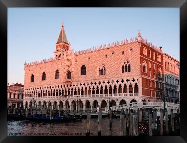 Doge's Palace in Venice, Italy Framed Print by Dietmar Rauscher