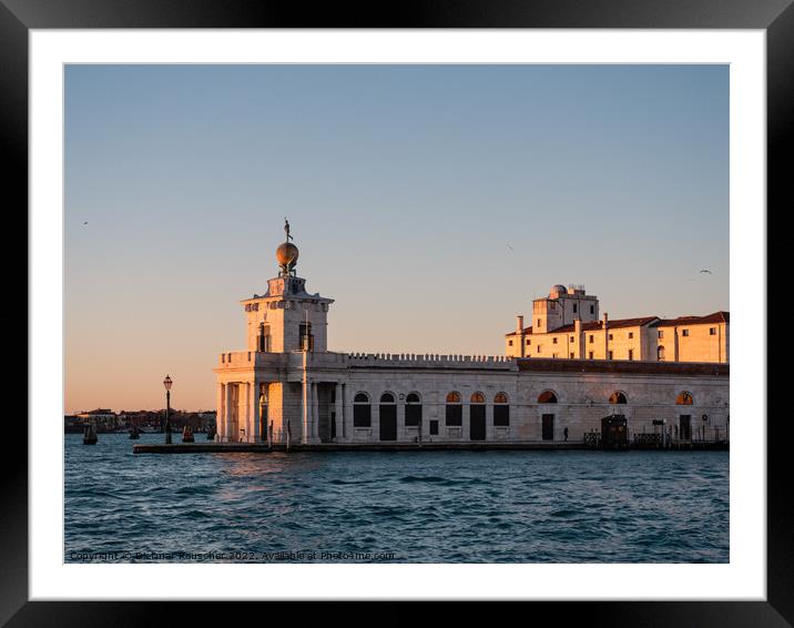 Punta della Dogana Building in Venice, Italy Framed Mounted Print by Dietmar Rauscher