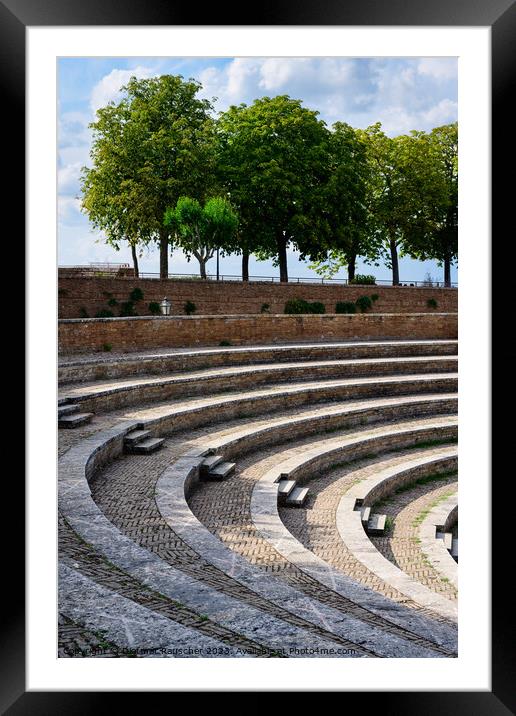 Medici Fortress Amphitheater in Siena, Italy Framed Mounted Print by Dietmar Rauscher