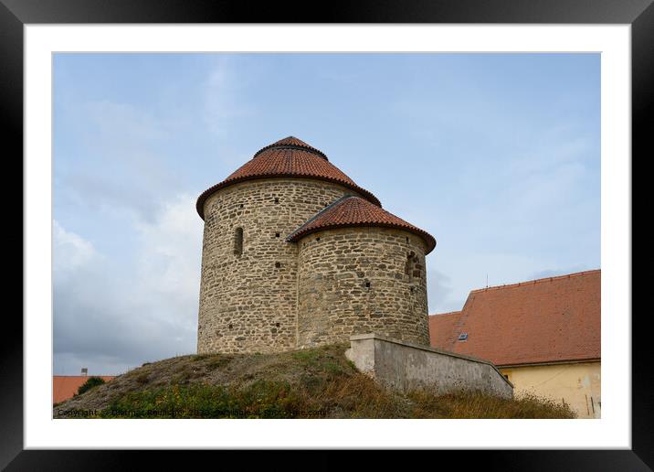 Rotunda of Saint Catherine  in Znojmo Castle Framed Mounted Print by Dietmar Rauscher