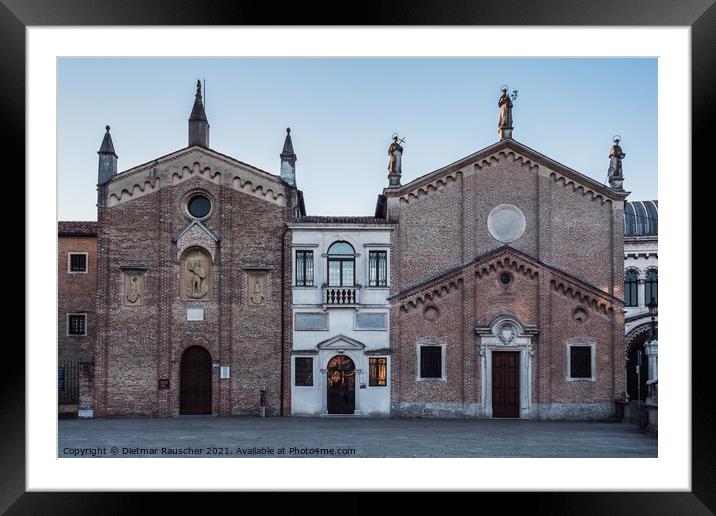 Oratory of Saint George, Scuola del Santo and Archconfraternity  Framed Mounted Print by Dietmar Rauscher