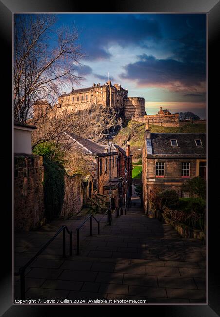 The Vennel Framed Print by David J Gillan