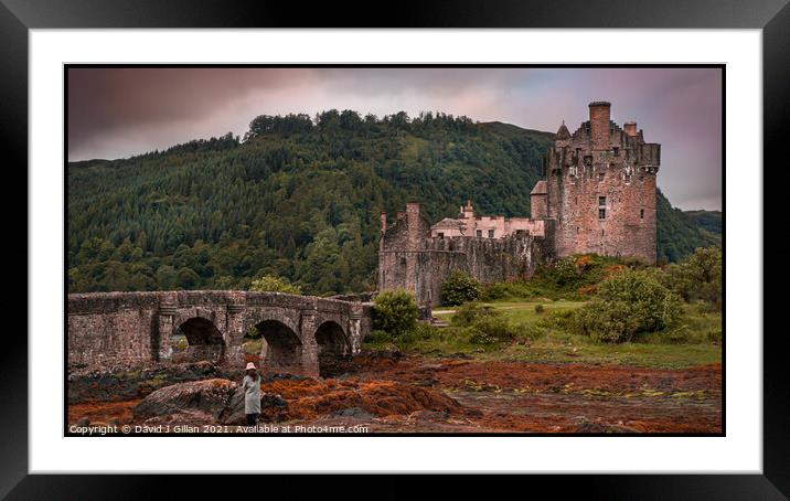 Eilean Donan Castle Framed Mounted Print by David J Gillan