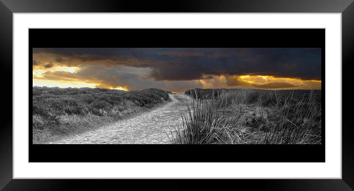 Away from Horcum Framed Mounted Print by Robin Larner