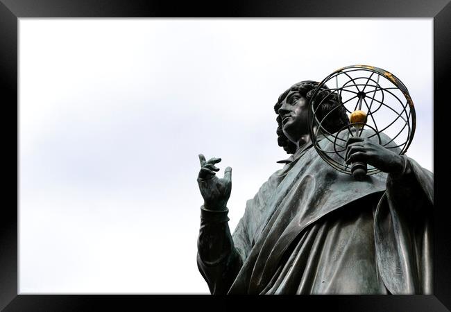 The Nicolaus Copernicus Monument in Torun, Poland Framed Print by Paulina Sator