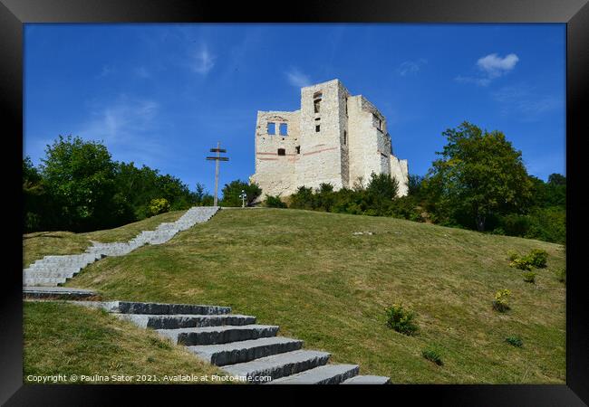 Kazimierz Dolny Castle, Poland Framed Print by Paulina Sator