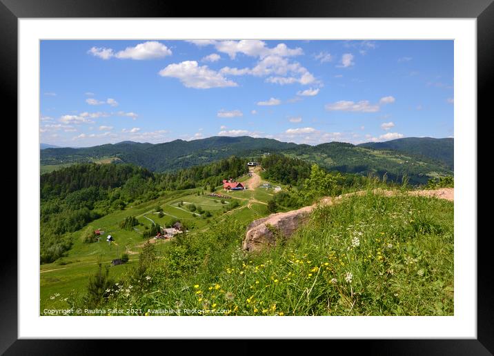 Pieniny mountains, Poland. Framed Mounted Print by Paulina Sator
