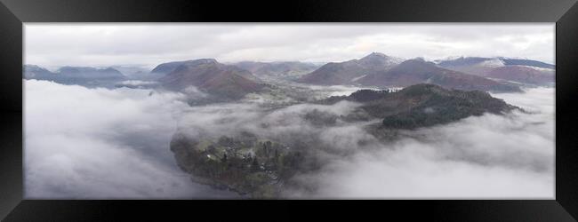 Newlands Valley and Catbells on a winters morning Framed Print by Sonny Ryse