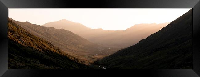 Wrynose Pass Duddon Valley Lake District Framed Print by Sonny Ryse