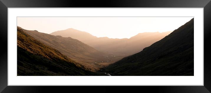 Wrynose Pass Duddon Valley Lake District Framed Mounted Print by Sonny Ryse