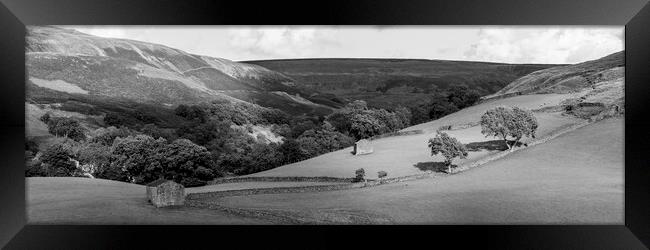 Keld hills in Swaledale Yorkshire dales Framed Print by Sonny Ryse